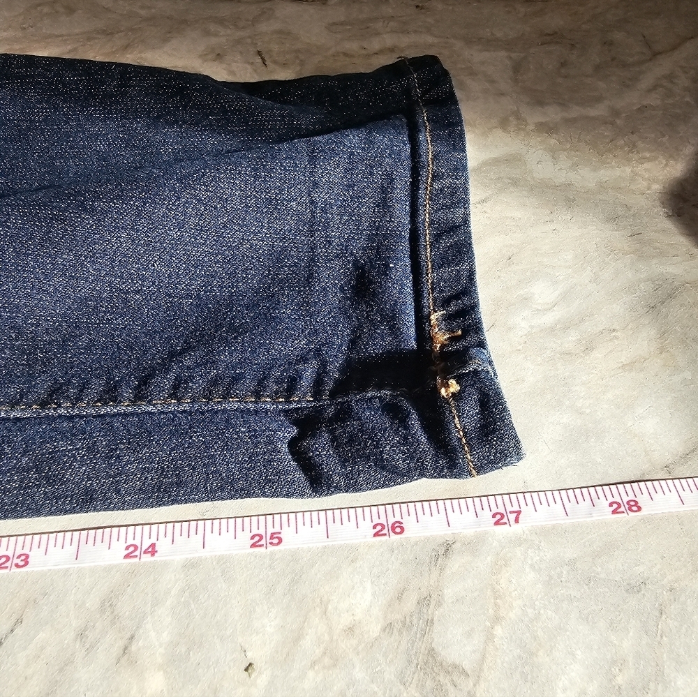 1822 Denim Dark Blue Women's Jeans Skinny Leg High Rise 22w - Picture 8 of 8